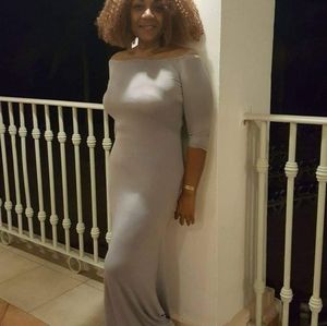 Maxi gray dress